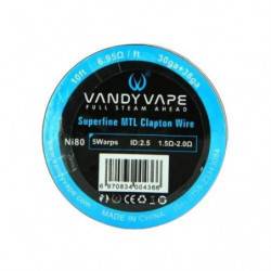 Fio Superfine MTL Clapton Ni80 | VANDY VAPE